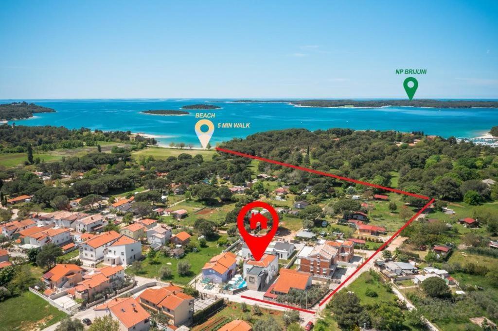 Studio Apartments Villa Valla - Free Bikes Fažana Екстериор снимка